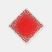 Inspiriert von Vogelfedern Serviette (Ecke)