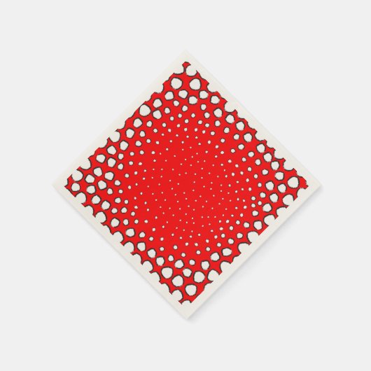 Inspiriert von Vogelfedern Serviette (Ecke)