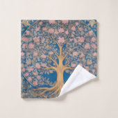 Inspiriert von William Morris Tree of Life Badhandtuch Set (Waschlappen)