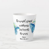 Inspiriert Wasserfarbe Milchtasse (Vorderseite)