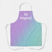 "Inspiriert" Weiche Pastel Gradient Schürze (Vorderseite)