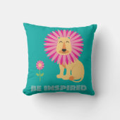 Inspiriert werden Throw Kissen (Vorderseite)