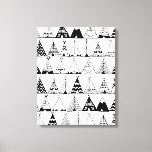 Inspiriert Wigwam 6 Leinwanddruck (Vorderseite)