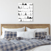 Inspiriert Wigwam 6 Leinwanddruck (Insitu (Schlafzimmer))
