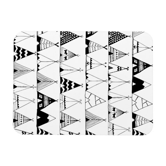 Inspiriert Wigwam Magnet (Horizontal)