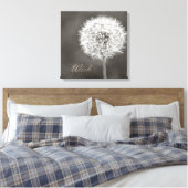 Inspiriert Wish Dandelion Leinwanddruck (Insitu (Schlafzimmer))