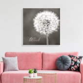 Inspiriert Wish Dandelion Leinwanddruck (Insitu (Wohnzimmer))