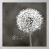 Inspiriert Wish Dandelion Poster (Vorne)