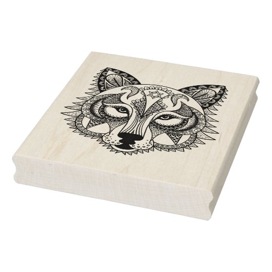 Inspiriert Wolf Gummistempel (Stempel)