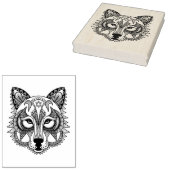 Inspiriert Wolf Gummistempel (Stempel)