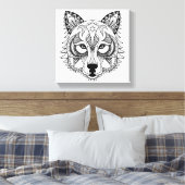 Inspiriert Wolf Leinwanddruck (Insitu (Schlafzimmer))