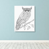 Inspiriert Zauberei auf Zweig 6 Leinwanddruck (Insitu (Holzboden))