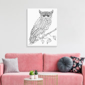 Inspiriert Zauberei auf Zweig 6 Leinwanddruck (Insitu (Wohnzimmer))