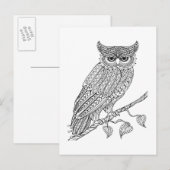 Inspiriert Zauberei auf Zweig Postkarte (Vorne/Hinten)