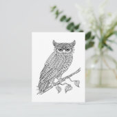 Inspiriert Zauberei auf Zweig Postkarte (Stehend Vorderseite)