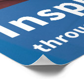 Inspiriert - zSpace Poster, 24" x 36" Poster (Ecke)