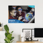 Inspiriert - zSpace Poster, 24" x 36" Poster (Heimbüro)