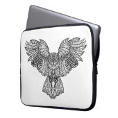 Inspirierte Adler-Eule Laptopschutzhülle (Vorderseite Links)