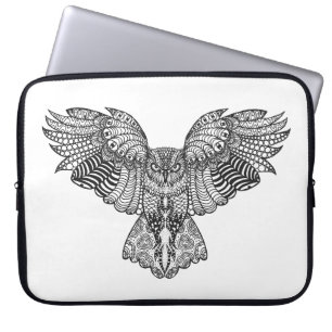 Inspirierte Adler-Eule Laptopschutzhülle