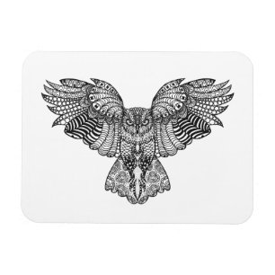 Inspirierte Adler-Eule Magnet