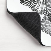 Inspirierte Adler-Eule Mousepad (Ecke)