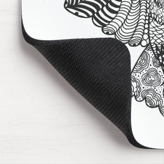 Inspirierte Adler-Eule Mousepad (Ecke)