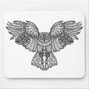 Inspirierte Adler-Eule Mousepad