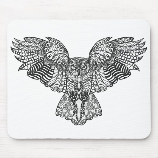 Inspirierte Adler-Eule Mousepad (Vorne)