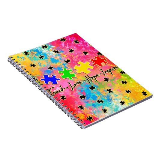 Inspirierte Autismus Notizblock (Rechte Seite)