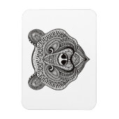 Inspirierte Bärenfront Magnet (Vertikal)