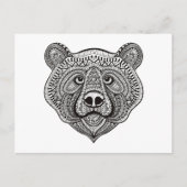 Inspirierte Bärenfront Postkarte (Vorderseite)