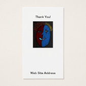 Inspirierte benutzerdefinierte Earring/Business-Ka (Rückseite)