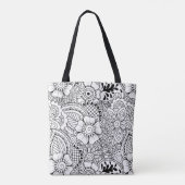 Inspirierte Blumen 2 Tasche (Rückseite)