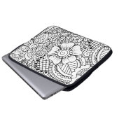 Inspirierte Blumen Laptopschutzhülle (Vorne Knopf)