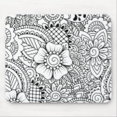 Inspirierte Blumen Mousepad (Vorne)