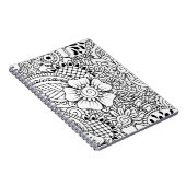 Inspirierte Blumen Notizblock (Rechte Seite)