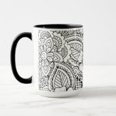 Inspirierte Blumen Tasse (Links)