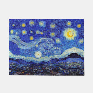 Inspirierte Boden-Matte Starry Nachtvan gogh Fußmatte