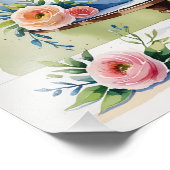 Inspirierte Druckfarbe für gestufte Kuchenfarbe Fotodruck (Ecke)