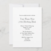 Inspirierte Einladung des chinesischen Drachen (Rückseite)