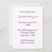 inspirierte Einladung zum Sound (Rückseite)