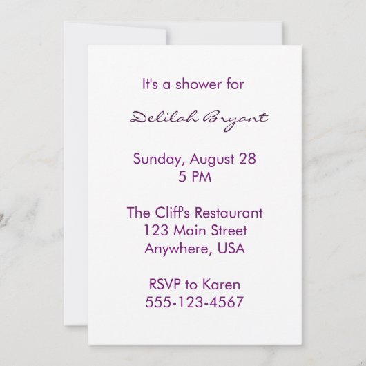 inspirierte Einladung zum Sound (Rückseite)