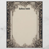 Inspirierte Einzelrahmen Briefbogen (Vorderseite)