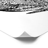 Inspirierte Federn 2 Poster (Ecke)