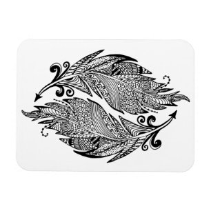 Inspirierte Federn Magnet