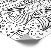 Inspirierte Fischschule 2 Poster (Ecke)