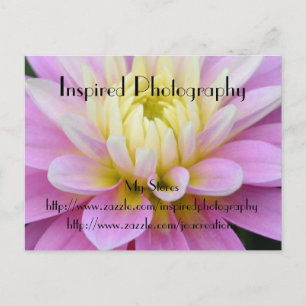 Inspirierte Fotografie Postkarte