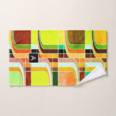 Inspirierte Funky Retro Badhandtuch Set (Handtuch)