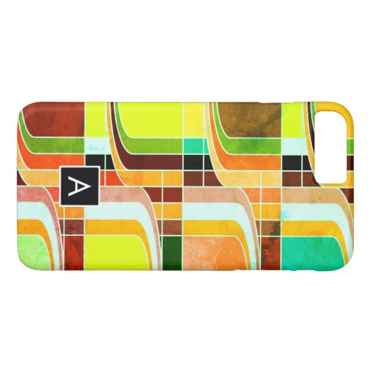 Inspirierte Funky Retro Case-Mate iPhone Hülle (Rückseite (Horizontal))