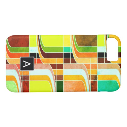 Inspirierte Funky Retro Case-Mate iPhone Hülle (Rückseite (Horizontal))
